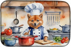 Caroline's Treasures DAC6248DDM Finnish Spitz The Chef Dish Drying Mat by CarolinesTreasures