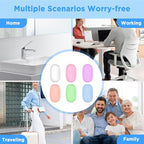 Toothbrush Covers Caps 6 Pack, Silicone Toothbrush Head Protector Replacement - Image 6