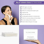 Disposable Face Towels XL, Makeup Remover Cleansing Wipes, 100% Natural - Image 3