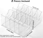 Belt Organizer - 2 Pack Clear Stackable Belt holder - Image 7