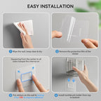Toothbrush Holders for Bathrooms, 3 Slots Detachable Electric Toothbrush Holder - Image 6