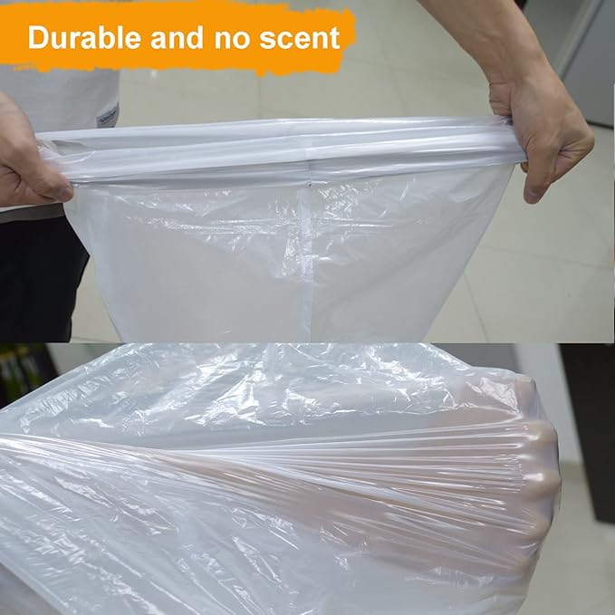 TECHSHARE Biodegradable 100 Count 6 Gallon Trash Bags, Compostable, Strong and - Image 4