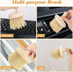 4pcs Wooden Window Groove Cleaning Brushs Soft Bristles Wood Handle Dust Brush - Image 4
