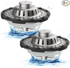 Metal 2 Pack Bathtub Drain Stopper by GreatHomeEssentialsforYou