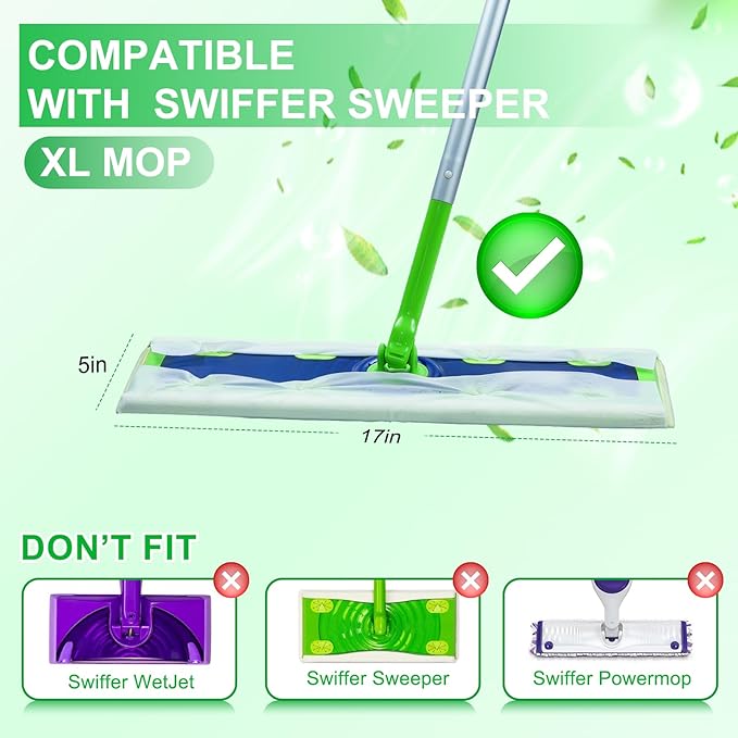 20 Count XL Wet Mopping Cloths for Swiffer Sweeper XL Mop - Image 2