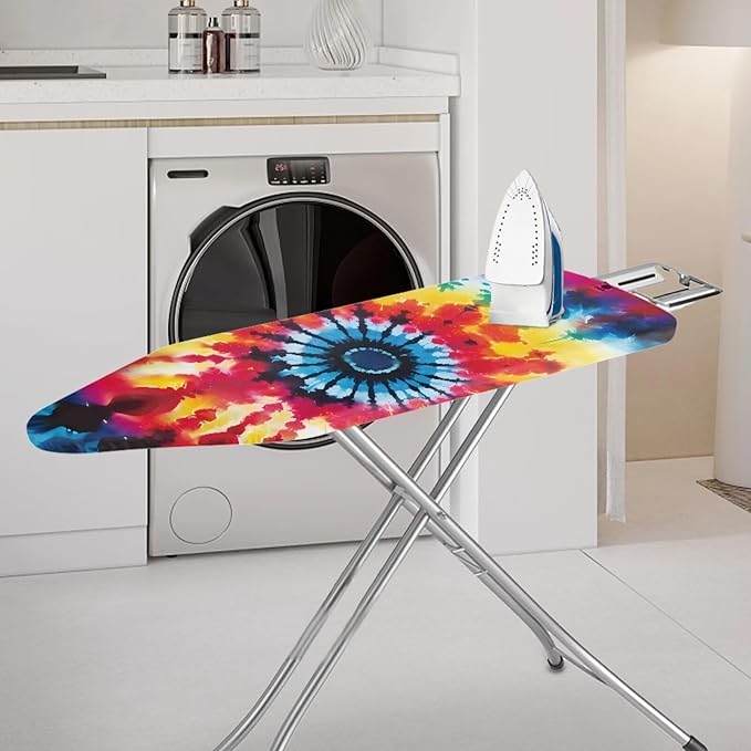 Rainbow Tie Dye Ironing Board Cover Durable Thick Table Top Ironing Board Cover - Image 2