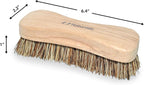 All-Natural Wooden Scrub Brush | Wooden Handle | Palmyra Bristle Brush - Image 2