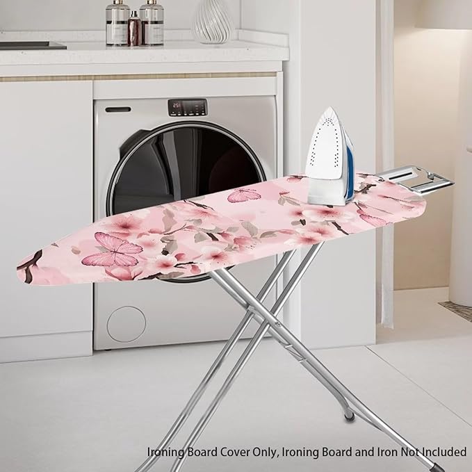 Beauty Cherry Blossom Printed Ironing Board Cover, 15x54 Ironing Board Cover - Image 2
