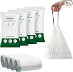 SONGMICS Trash Bags for 8-Gallon Trash Cans, Drawstring Kitchen Garbage Bags by SONGMICSbySONGMICSHOME