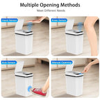3 Pack Automatic Small Bathroom Trash Can - Image 2