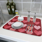 Valentines Day Dish Drying Mat 18 x 24 Inch - Image 6