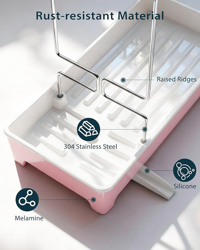 Minimalist Sink Caddy, Rustproof Sponge Holder - Image 7