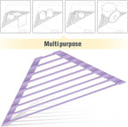 Tomorotec Compact Silicone-Coated Triangle Dish Drying Rack - Image 7