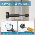 Matte Black Door Stoppers for Wall - Image 4