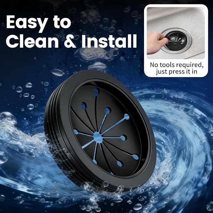 Garbage Disposal Splash Guard, 2 Pack 3 1/8" Sink Baffle Disposer Drain Splash - Image 5