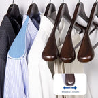 Nature Smile Luxury Mahogany Wooden Suit Hangers - Image 3