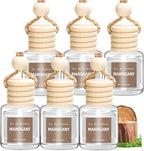 AROIC 6 Pack Car Air Freshener, Mahogany Premium Woody Car Air Freshener by AROIC