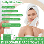 Disposable Face Towel, for Washing Soft Cotton Dry Wipes Facial Cloths - Image 7