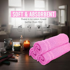 Hand Towels Pink Economy Towels Salon Towels - Image 7
