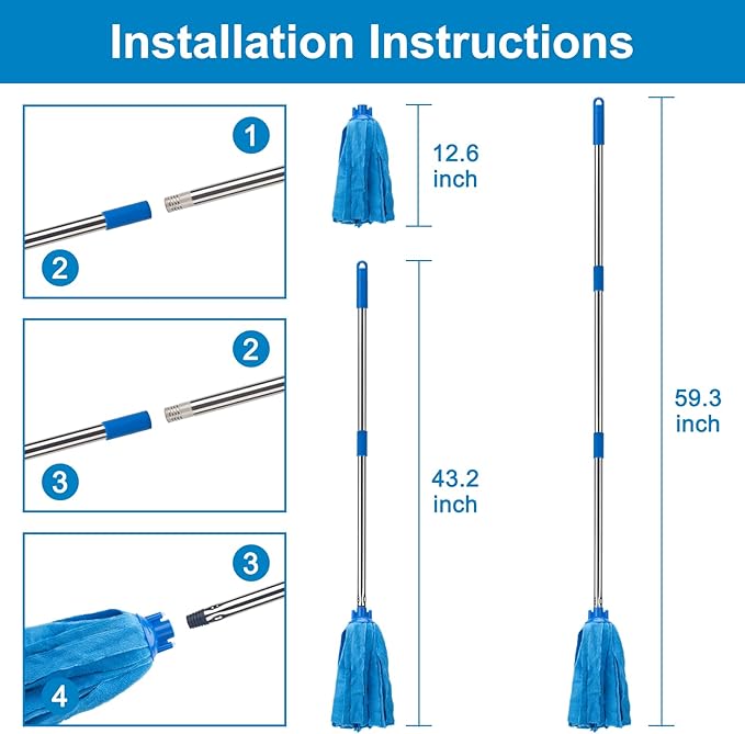 KeFanta Mop, Microfiber Cloth Mops - Image 6