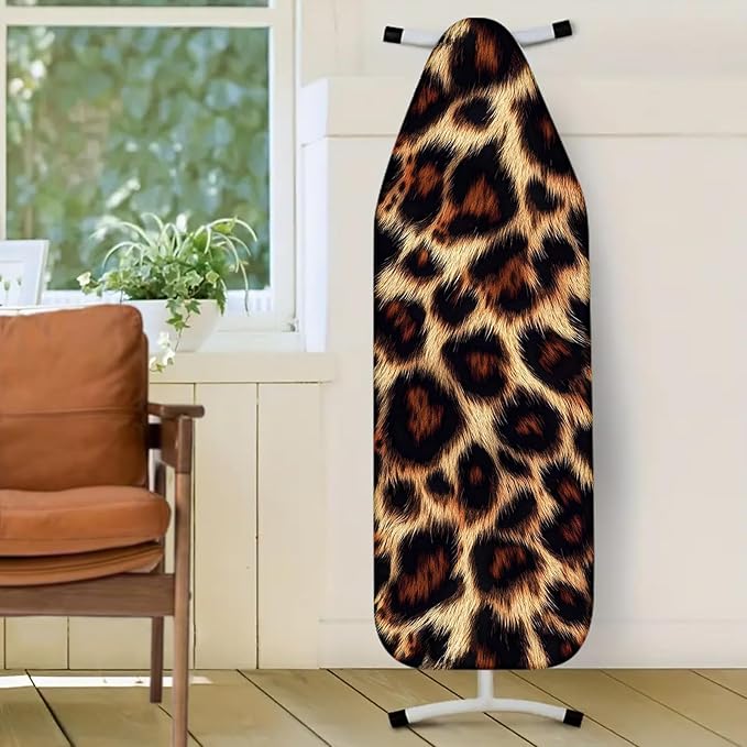 Nuxovilar Realistic Leopard Print Pattern Ironing Board Cover, 15×54 inch - Image 2