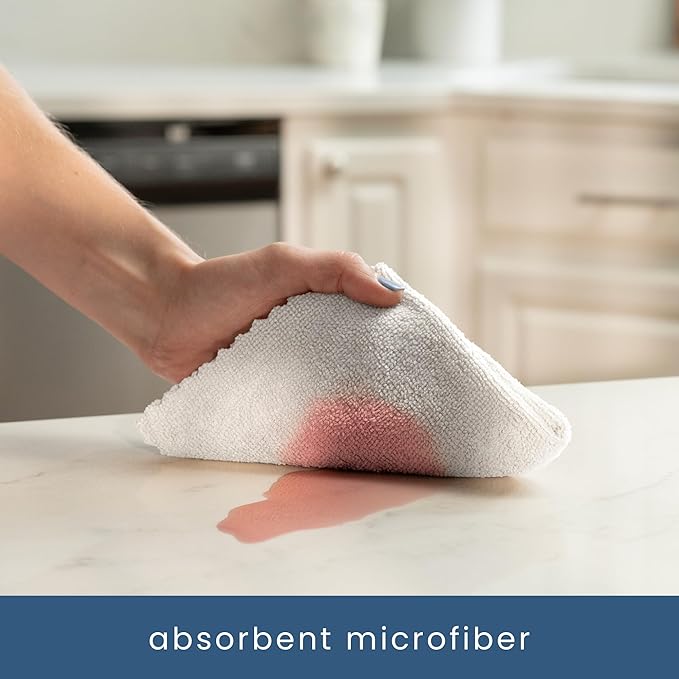 S&T INC. 50 Pack Microfiber Cleaning Cloth - Image 2
