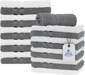 DAN RIVER 100% Cotton Washcloths 20 Pack Premium Quality Face and Body Cloth by DanRiver