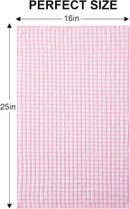Kitinjoy Cotton 8 Pack Terry Kitchen Towels, 16 x 25 Inches Super Soft and - Image 6