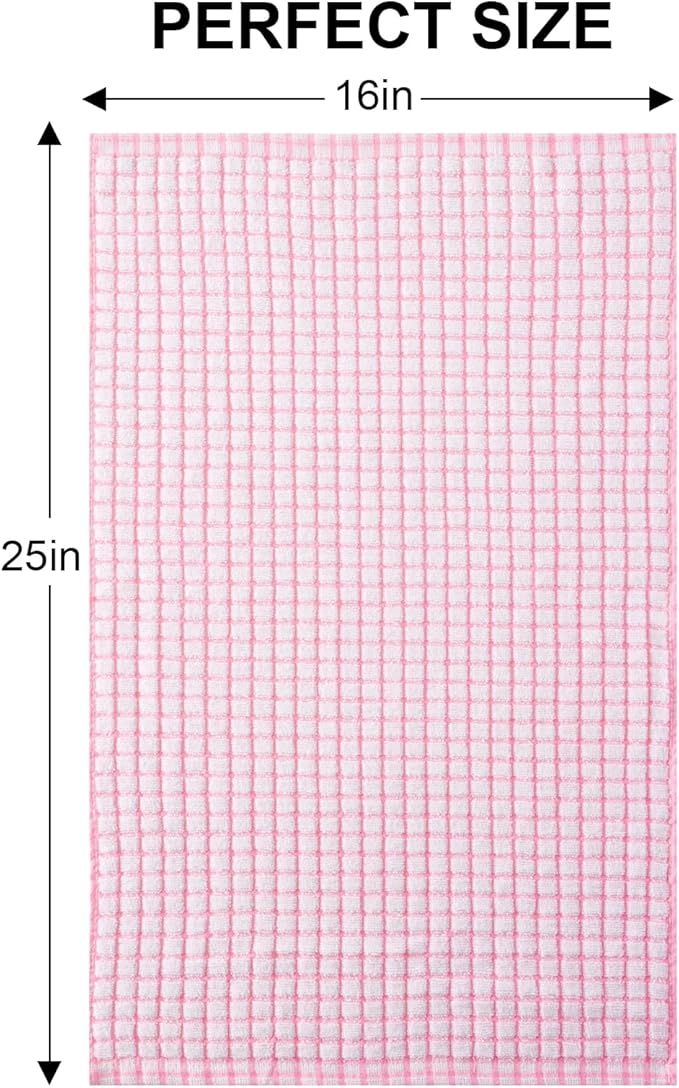 Kitinjoy Cotton 12 Pack Terry Kitchen Towels, 16 x 25 Inches Super Soft and - Image 6