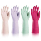 ThxToms 4 Pairs Nitrile Cleaning Gloves, Latex free Reusable Dishwashing Gloves by ThxToms