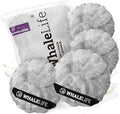 Loofah Sponge Bath Sponge for Women Men 4 Pack by WhaleLife