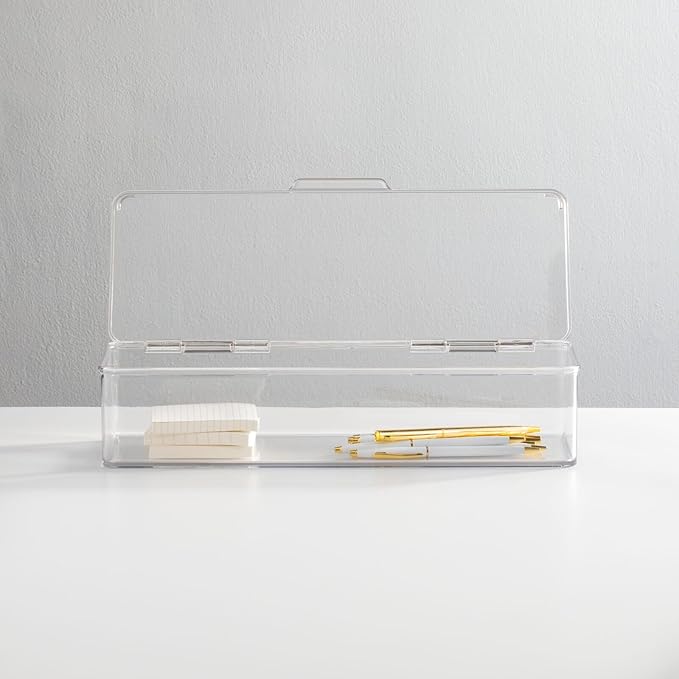 mDesign Office Supplies Desk Organizer Box - Image 2