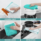 Homaxy Premium Cotton Kitchen Towels 16"x 28", Large Natural Ring Spun 390 GSM - Image 4