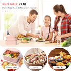 Silicone Food Storage Containers, Leak-Proof, Microwave & Dishwasher Safe - Image 6