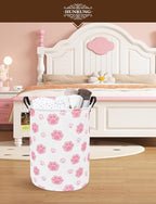 HUNRUNG Laundry Hamper, Large Canvas Fabric Lightweight Storage Basket Toy - Image 6