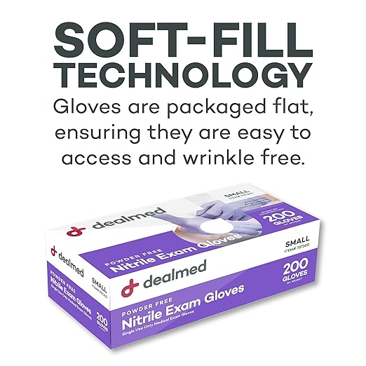 Dealmed Nitrile Exam Gloves Small - Image 7