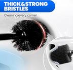 4-Piece Toilet Brush and Plunger Set, Extended Handle Plunger, Toilet Bowl - Image 6