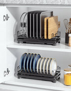 Small Dish Drying Rack for Kitchen Counter, Dish Drainer Drying Rack - Image 8