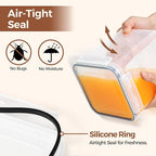 ComSaf Flour Sugar Storage Containers Set of 3, Large Airtight Food Storage - Image 6