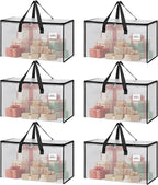 Moving Bags Heavy Duty – Clean Packing Solution, Large Storage Totes by YeueysMovingEasy