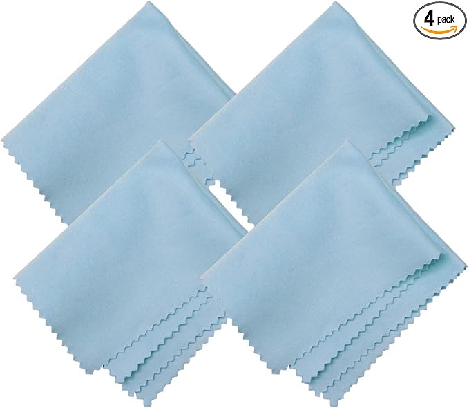 Microfiber Screen Cleaning Cloths, HTTX 4-Pack 6 x 7 inches by HTTX