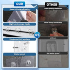 10 Pack Shower Caddy Adhesive Replacement, Shower Shelf Strong Adhesive Hooks - Image 5