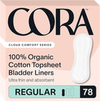 Cora 100% Organic Cotton Topsheet Bladder Liners by Cora