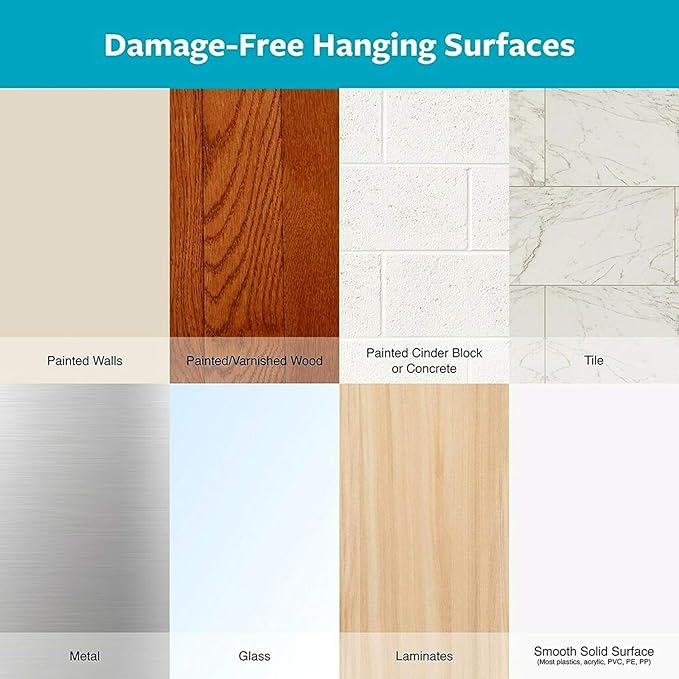 Command Large Double Bathroom Wall Hook, Damage-Free Hanging - Image 11