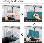 Kitchen Sink Splash Guard 1 PC 30 Inch Sink Faucet Mat Splash Guard - Image 4
