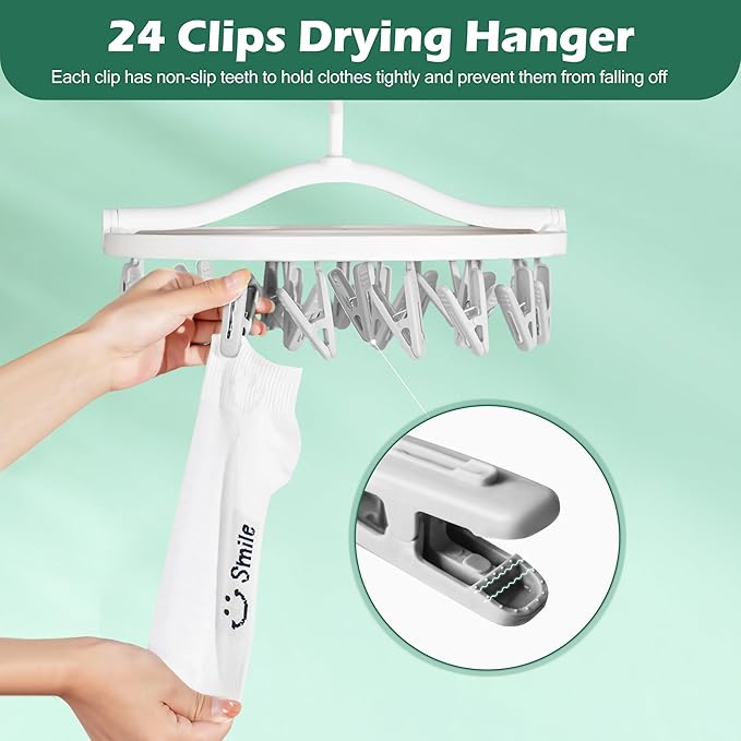 Premium Foldable Clothes Drying Hanger - Image 5