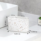Luxspire Toothbrush Holder, 2 Slots Toothbrush and Toothpaste Holdersfor - Image 6