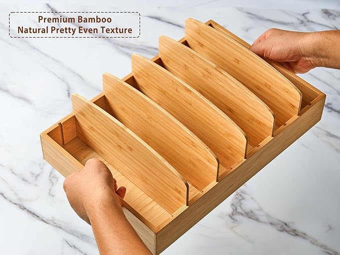 Umilife Large Food Container Lids Organizer - Image 3