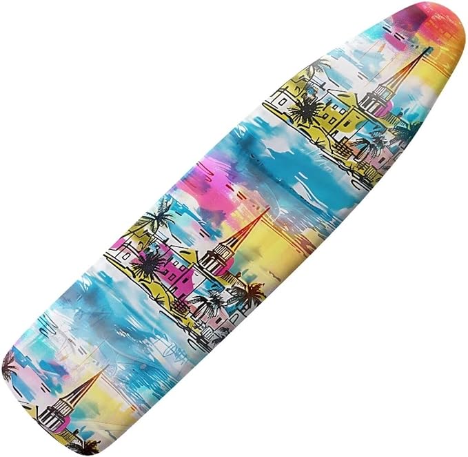 City Scenery Ironing Board Cover by Vanideaoty