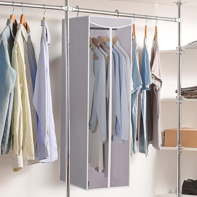 STORAGE MANIAC 2-Pack Hanging Garment Bag Zipper Cover - Image 8
